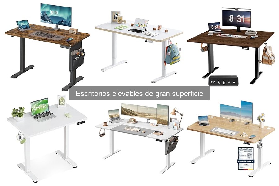 Guía para elegir el mejor escritorio elevable de gran superficie
