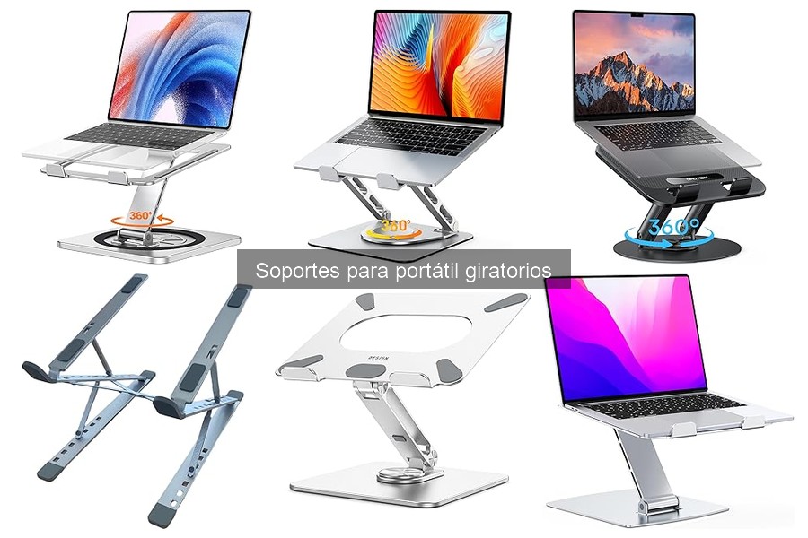 Guía para elegir el mejor soporte giratorio para portátil