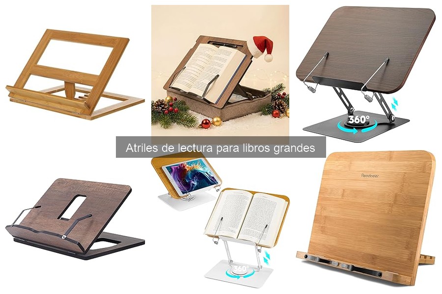Guía para elegir un atril de lectura para libros grandes