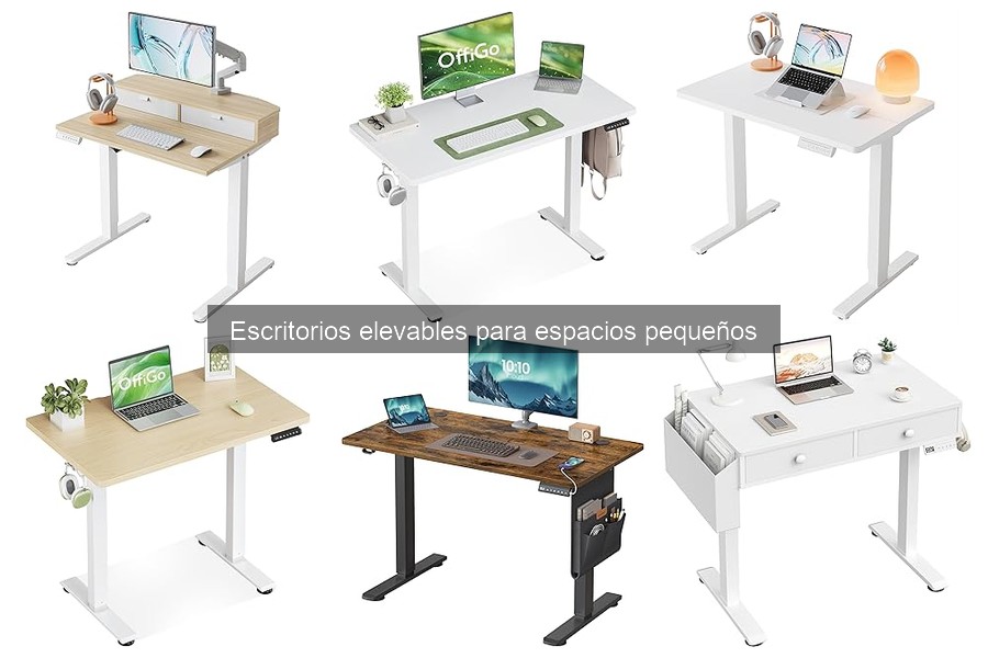 Instalación de escritorios elevables en espacios pequeños