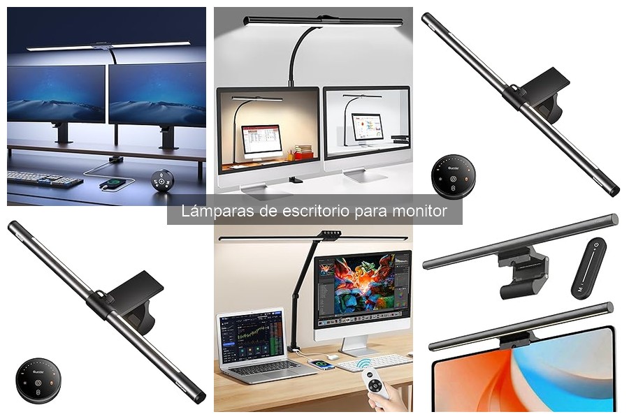 Instalación de lámparas de escritorio para monitor: guía sencilla