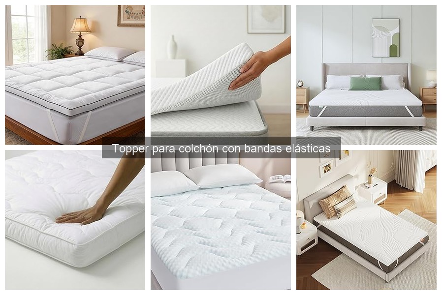 Instalación y cuidados del topper para colchón con bandas elásticas