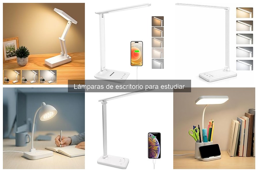 Lámparas de escritorio recomendadas para cada tipo de estudio