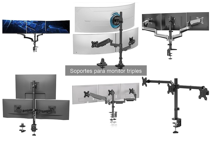 Mantenimiento de soportes para monitor triples: consejos útiles