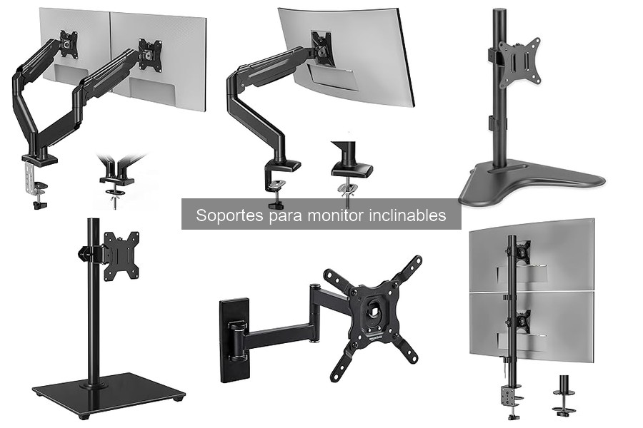 Mantenimiento eficaz de soportes para monitor inclinables