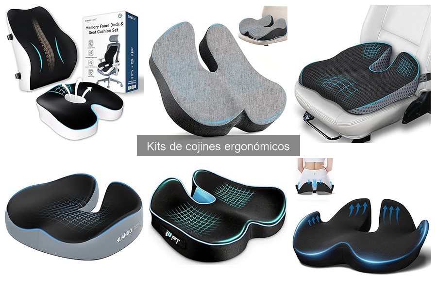 Maximiza el uso de tu kit de cojines ergonómicos