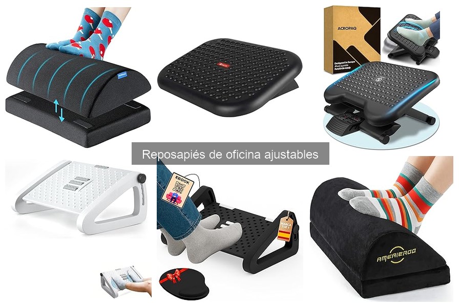 Mejor reposapiés ajustable para personas altas en oficina