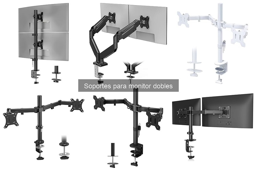 Mejora tu Ergonomía con un Soporte para Monitor Doble