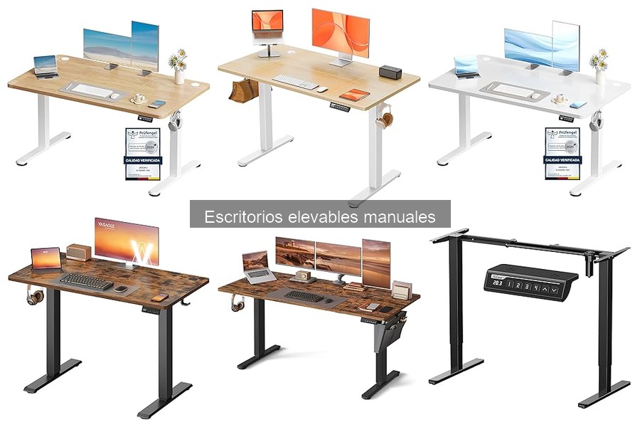 Mejora tu postura en escritorios elevables manuales