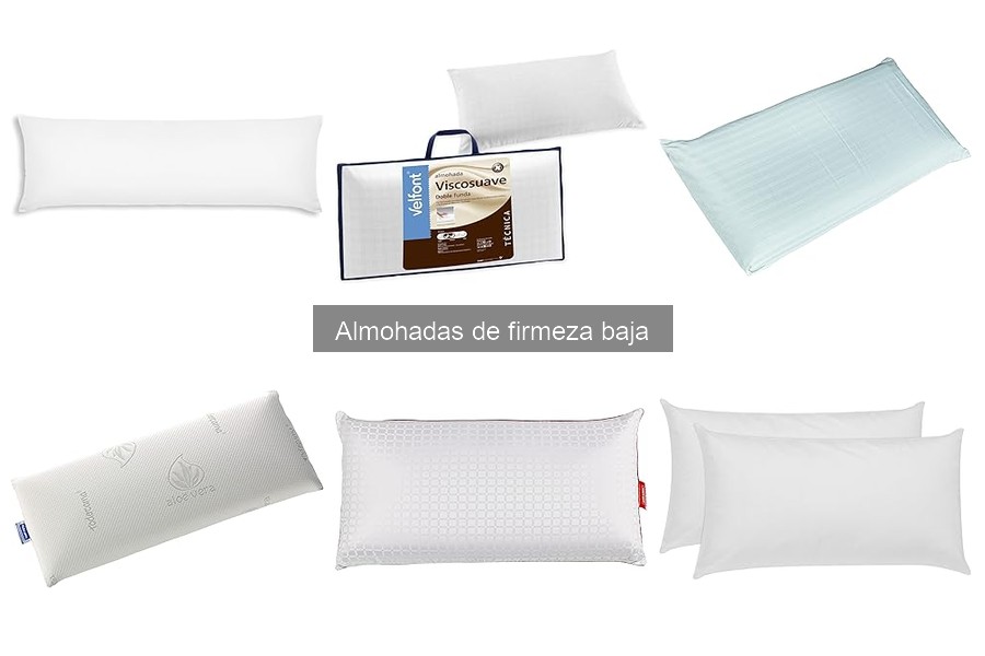 Mejores almohadas de firmeza baja para dormir de lado