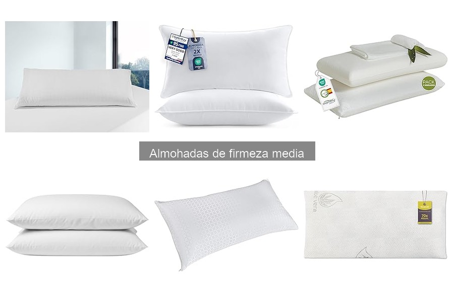 Mejores almohadas de firmeza media para dormir de lado