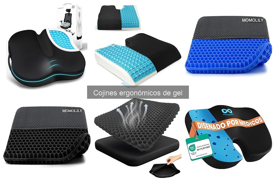 Mejores cojines ergonómicos de gel para aliviar el dolor lumbar