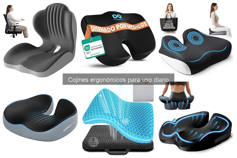 Mejores cojines ergonómicos para aliviar el dolor de espalda