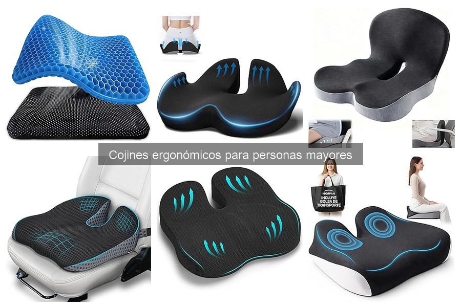 Mejores cojines ergonómicos para personas mayores en 2023