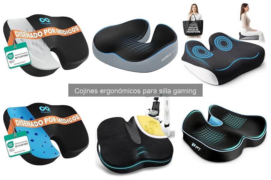 Mejores cojines ergonómicos para sillas gaming 2023