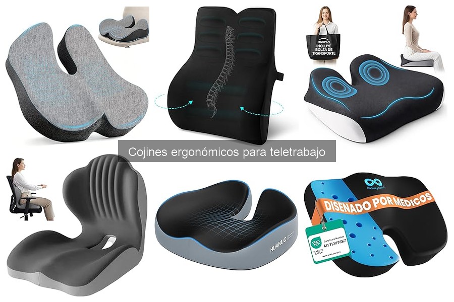 Mejores cojines ergonómicos para teletrabajo en 2023
