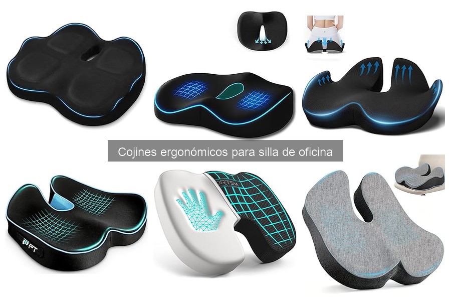 Mejores cojines ergonómicos para trabajar 8 horas diarias