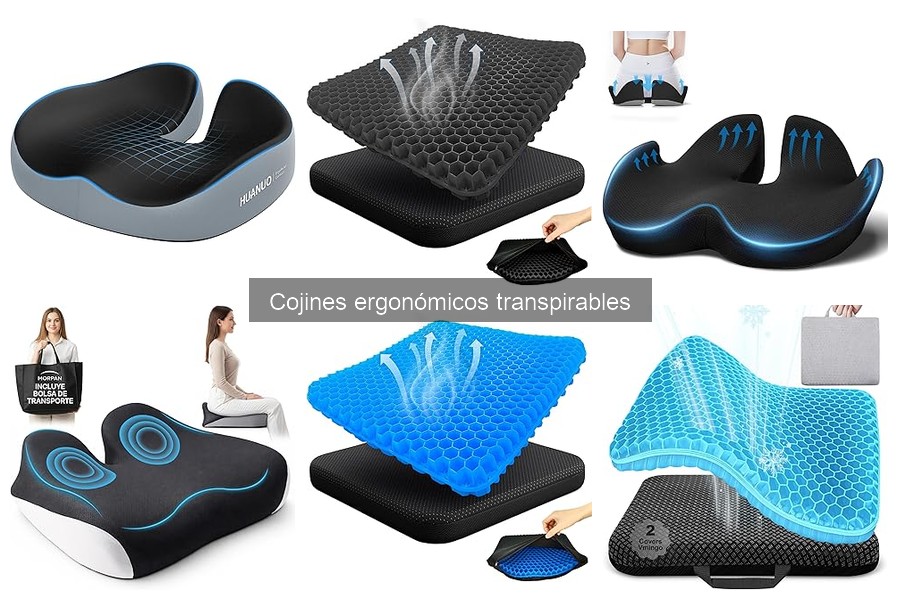 Mejores cojines ergonómicos transpirables para dolor lumbar