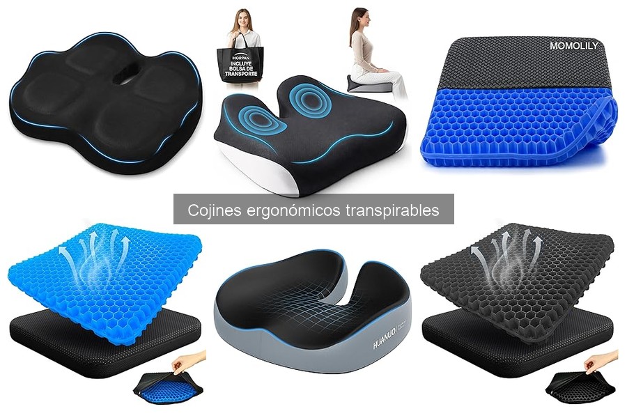 Mejores cojines ergonómicos transpirables para trabajar desde casa