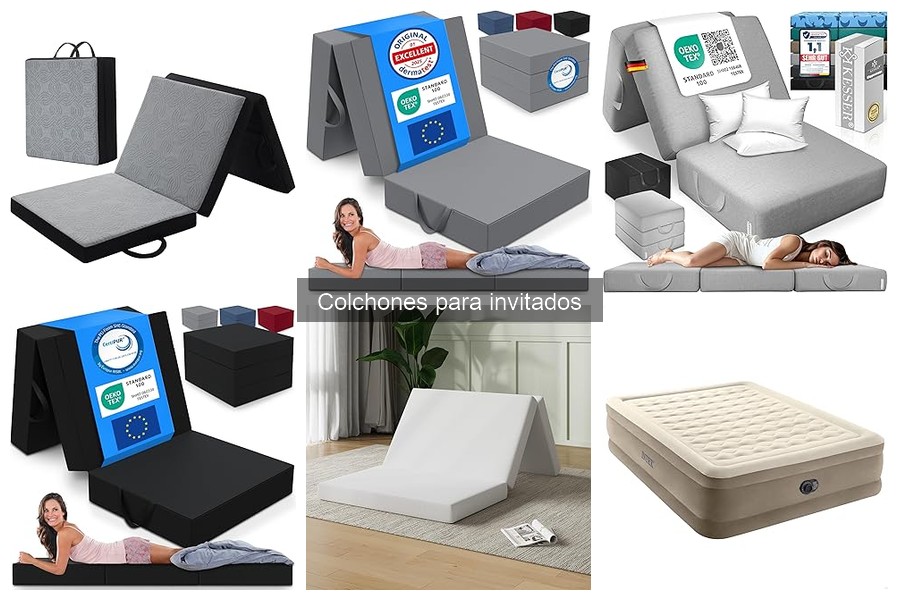 Mejores colchones para invitados económicos y cómodos
