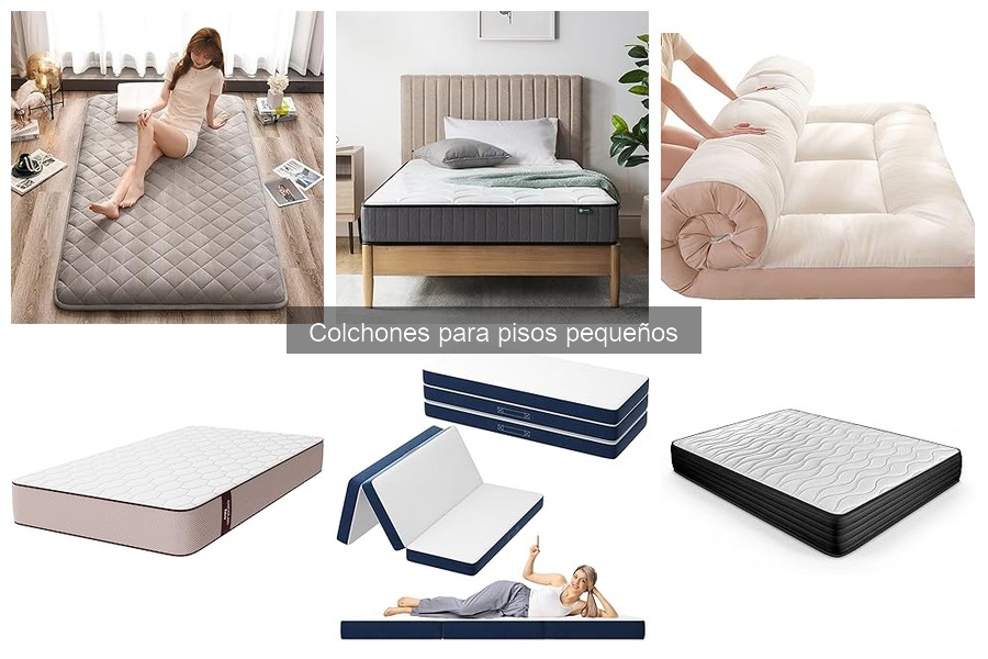 Mejores colchones para pisos pequeños en 2023: Comparativa