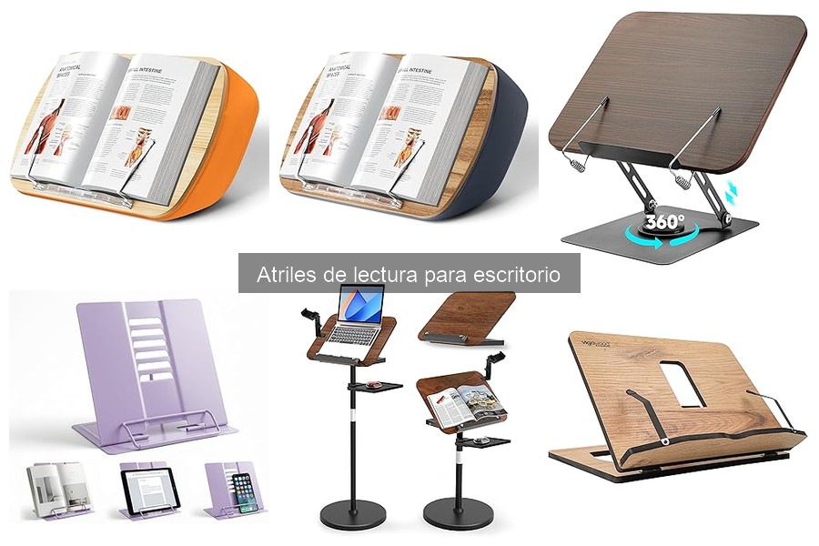 Mejores diseños de atriles de lectura para escritorio