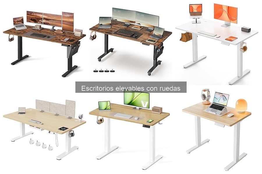 Mejores escritorios elevables con ruedas para home office