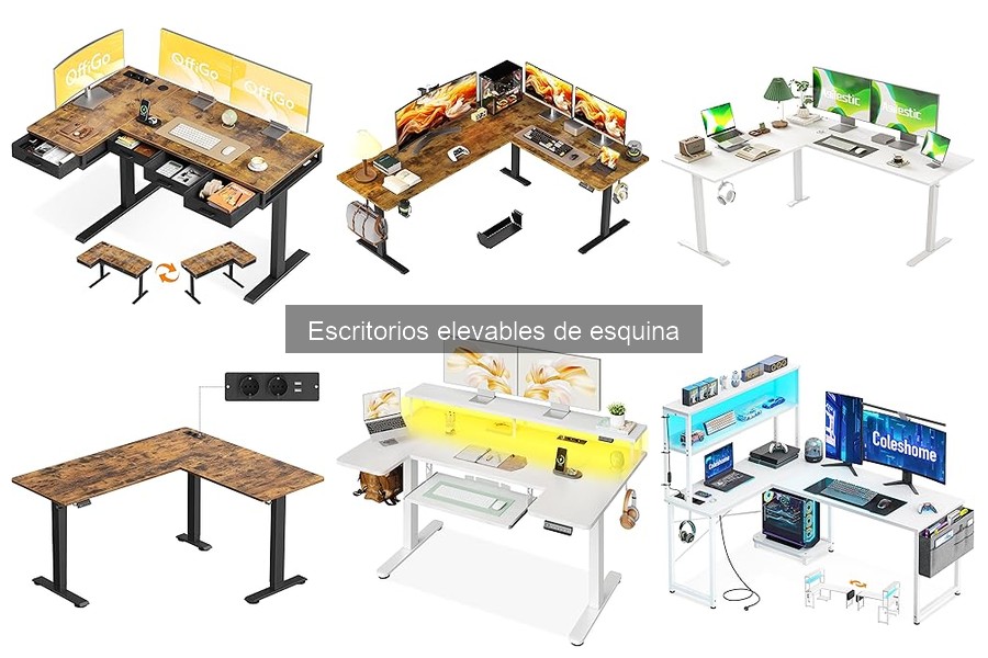 Mejores escritorios elevables de esquina para estudiantes