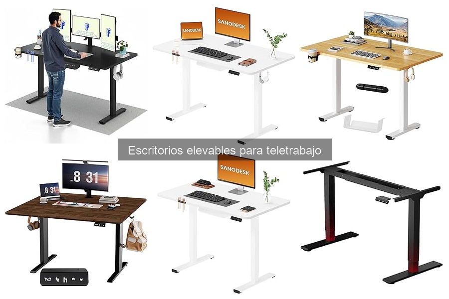 Mejores escritorios elevables para espacios pequeños