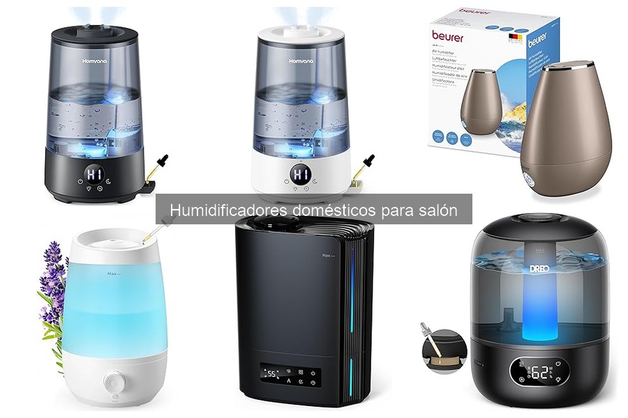 Mejores humidificadores para salones grandes: comparativa 2023