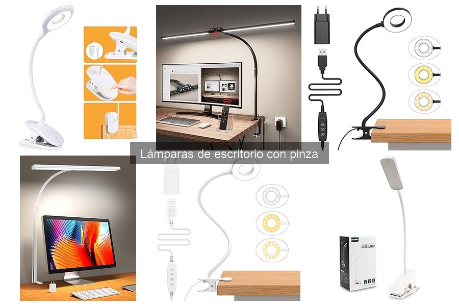 Mejores lámparas de escritorio con pinza para estudiantes