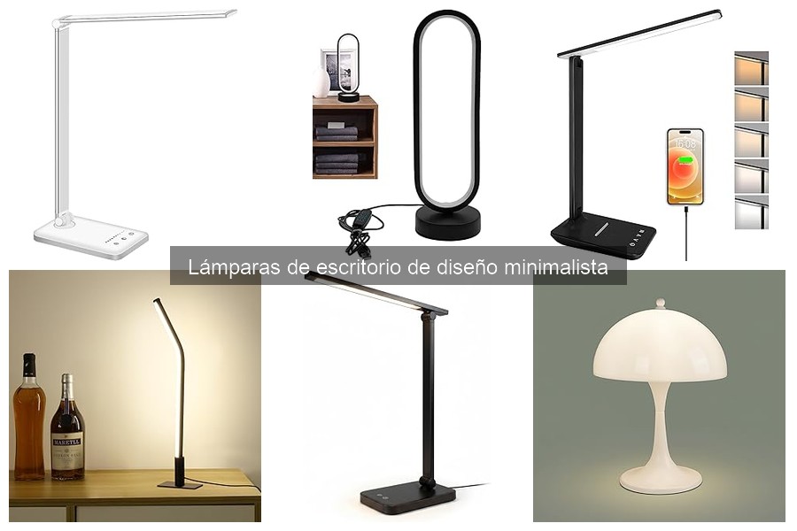 Mejores lámparas de escritorio minimalistas: comparativa 2023