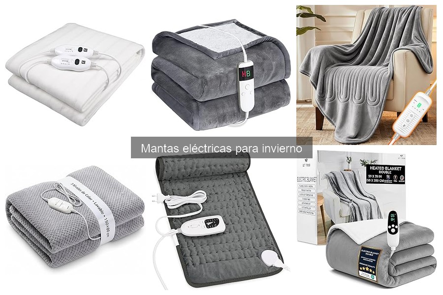 Mejores mantas eléctricas para personas mayores en invierno