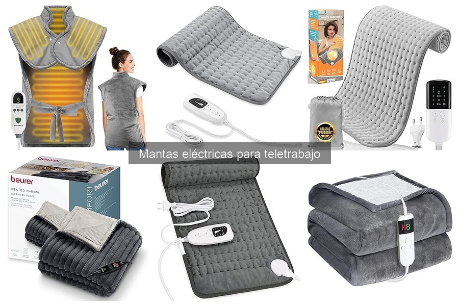 Mejores mantas eléctricas para teletrabajo según opiniones