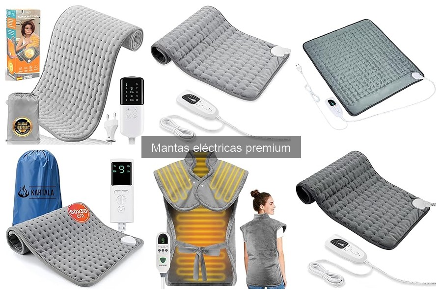 Mejores mantas eléctricas premium para invierno 2023