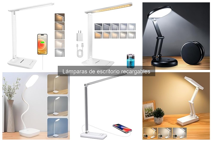 Mejores marcas de lámparas de escritorio recargables