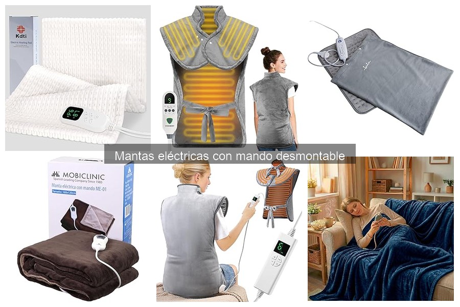 Mejores marcas de mantas eléctricas con mando desmontable