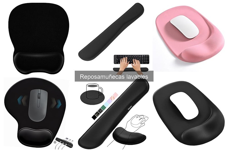 Mejores materiales para reposamuñecas lavables: guía práctica