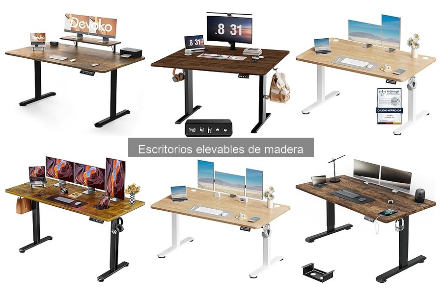 Mejores ofertas en escritorios elevables de madera 2023