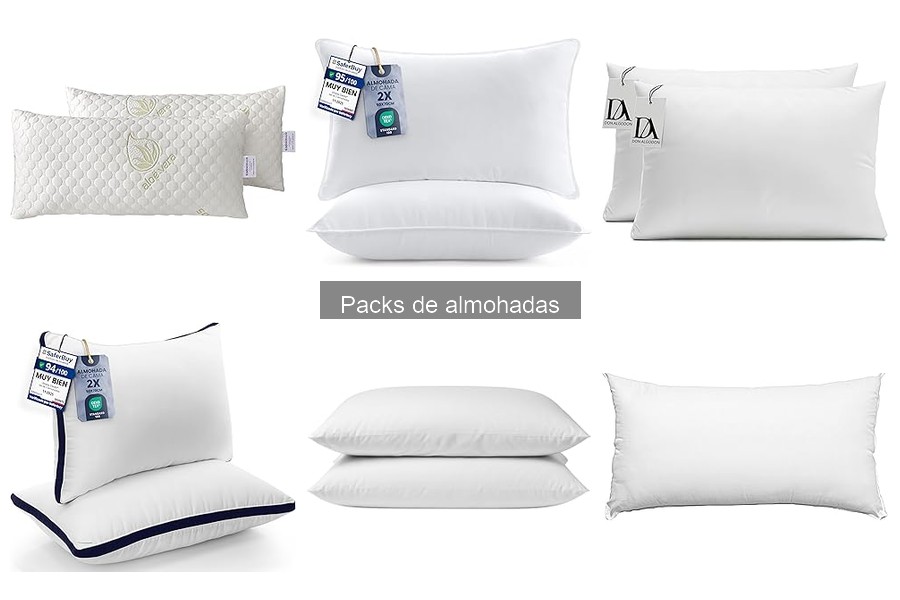 Mejores packs de almohadas ergonómicas certificados