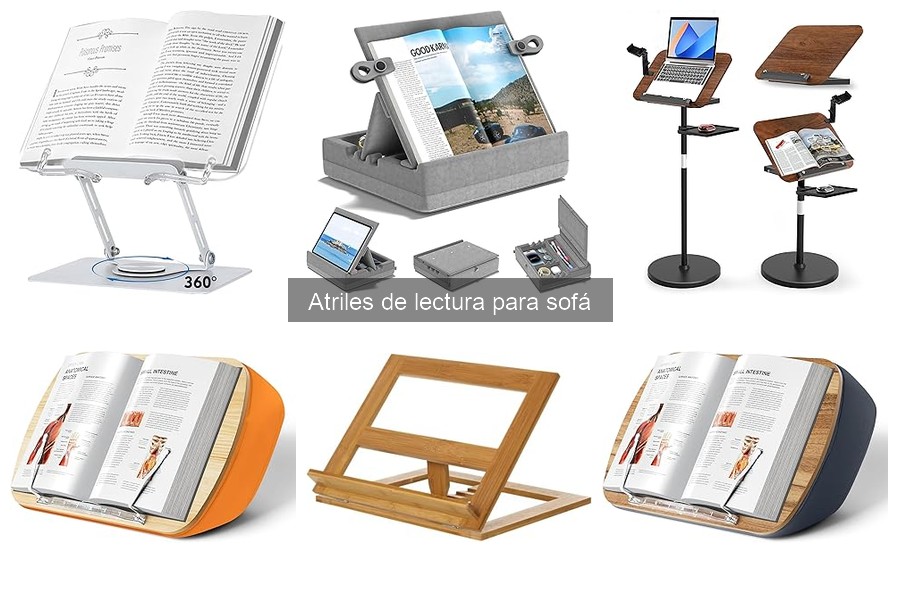 Mejores prácticas para usar un atril de lectura en sofá