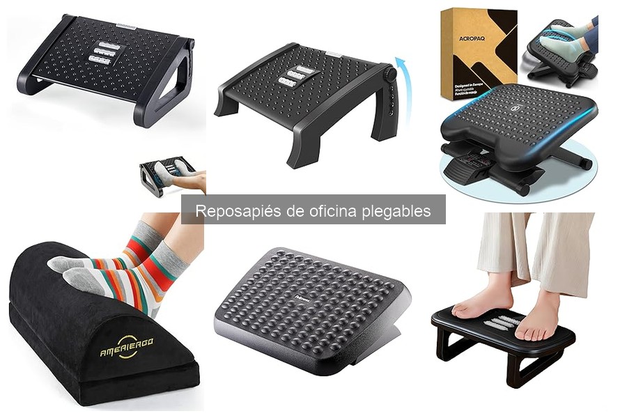 Mejores precios en reposapiés de oficina plegables