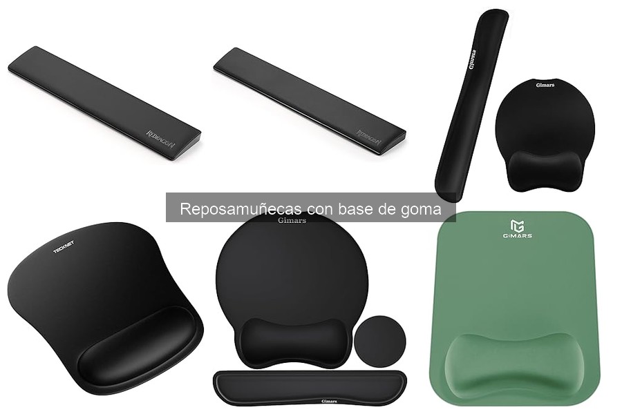 Mejores reposamuñecas de goma para trabajar cómodamente en casa