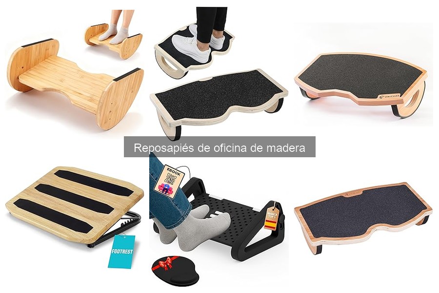Mejores reposapiés de madera para oficinas pequeñas
