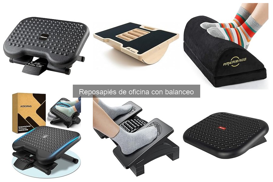 Mejores reposapiés de oficina con balanceo para teletrabajadores