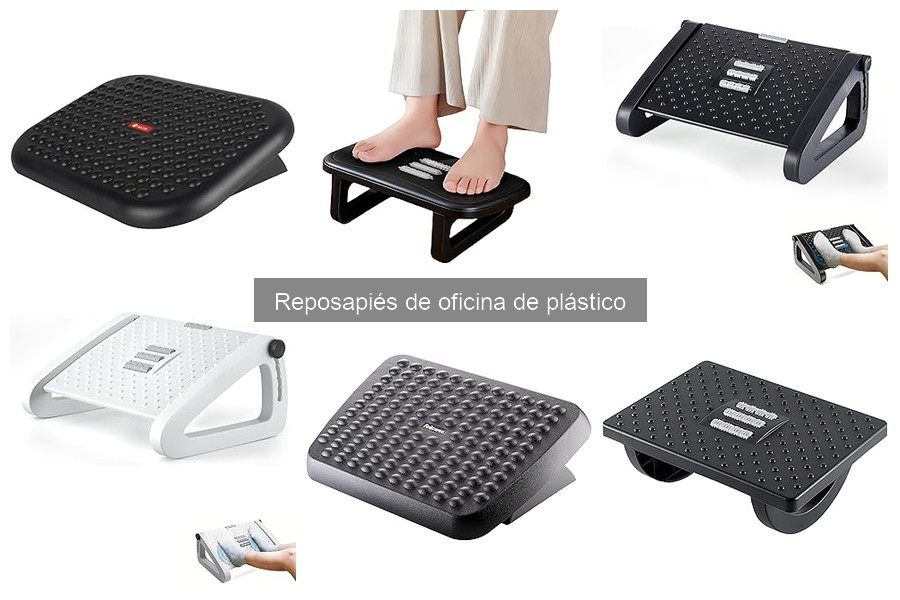Mejores reposapiés de oficina de plástico para largas jornadas
