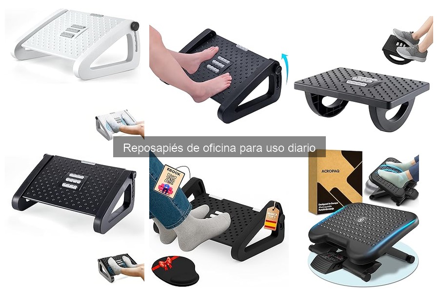 Mejores reposapiés para trabajar desde casa: comparativa 2023