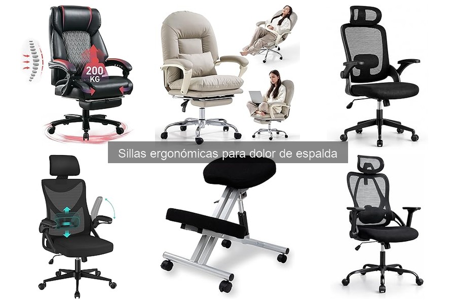 Mejores sillas ergonómicas para aliviar el dolor lumbar