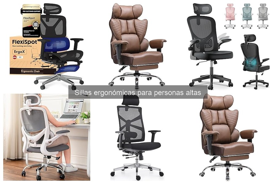 Mejores sillas ergonómicas para personas altas en 2023