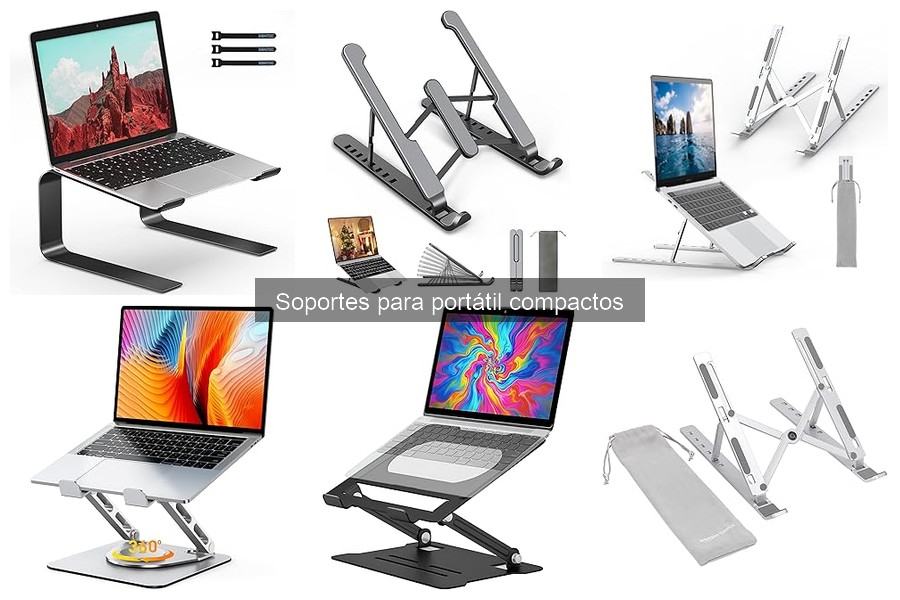 Mejores soportes compactos para portátil en trabajo remoto